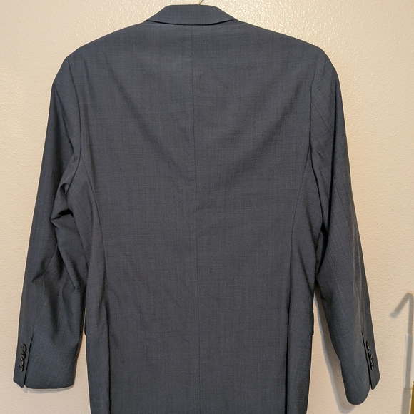 Zara Black Single-Button Notch Lapel Suit Jacket - Picture 7 of 7